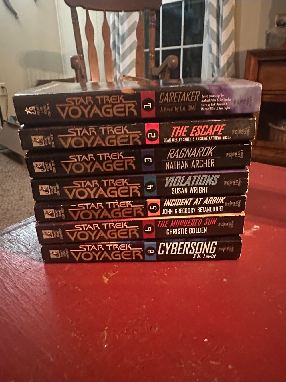 Star trek: Voyager Books — Collection 1-6 & 8